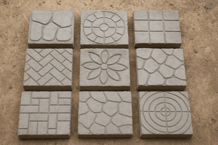 Самодельная тротуарная плитка