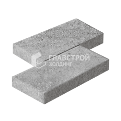 Тротуарная плитка 500х250х60, серо-белый
