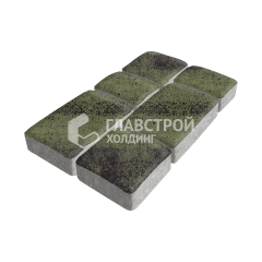 Тротуарная плитка Брук, янтарь, 6 см