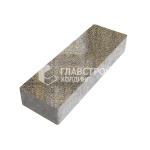 Тротуарная плитка Прямоугольник 6х18х6 см, степь на камне