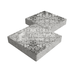 Тротуарная плитка Квадрат 300х300х60, аляска белая