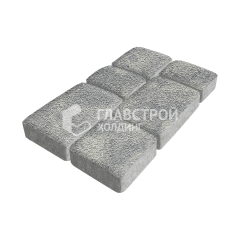 Тротуарная плитка Брук, аква на камне, 4 см