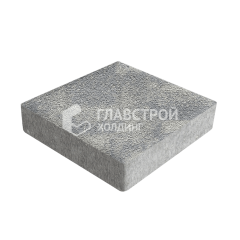 Тротуарная плитка Квадрат 200х200х60, аква на камне