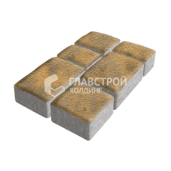 Тротуарная плитка Старый город, гончар на камне, 6 см