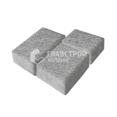 Тротуарная плитка Лэндхаус, серо-белый с гранитной крошкой, 8 см