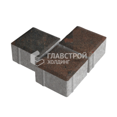 Тротуарная плитка Квадрат 100х100х60, конго