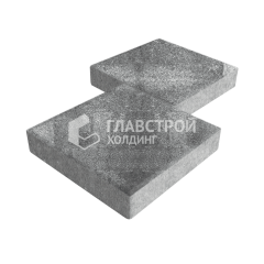 Тротуарная плитка Квадрат 300х300х60, антрацит
