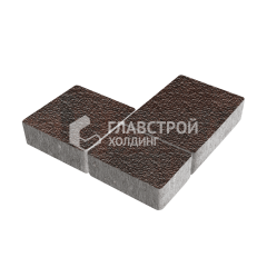 Тротуарная плитка Новый город, клинкер с гранитной крошкой, 8 см