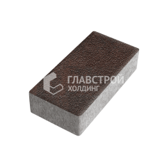Тротуарная плитка Брусчатка, клинкер на камне, 10 см