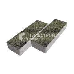 Тротуарная плитка 300х100х60, янтарь на камне