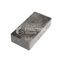 Тротуарная плитка 200х100х100, агат коричневый с мраморной крошкой