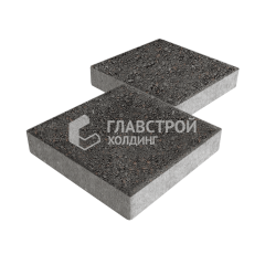 Тротуарная плитка Квадрат 300х300х60, джафар черный