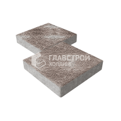 Тротуарная плитка Квадрат 400х400х60, авантюр с гранитной крошкой