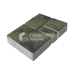 Тротуарная плитка Мюнхен, янтарь с мраморной крошкой, 4 см