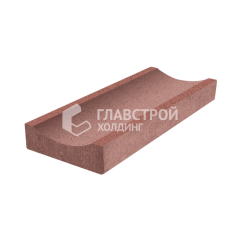 Водоотводный лоток 500х205х65 мм, красный в полном окрасе