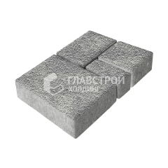 Тротуарная плитка Мюнхен, аква с мраморной крошкой, 6 см