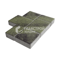 Тротуарная плитка Новый город, янтарь, 4 см