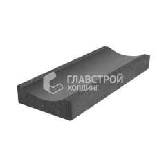 Водоотводный лоток 500х205х65 мм, черный в полном окрасе