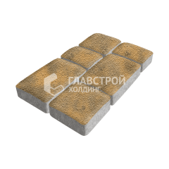 Тротуарная плитка Брук, гончар на камне, 4 см