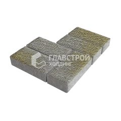 Тротуарная плитка 200х100х40, меланж с мраморной крошкой