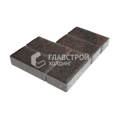 Тротуарная плитка 200х100х80, кармен на камне