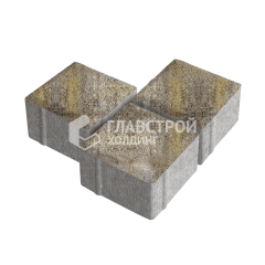 Тротуарная плитка Квадрат 100х100х60, степь