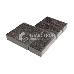 Тротуарная плитка 200х100х40, мокко с мраморной крошкой