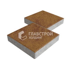 Тротуарная плитка Квадрат 300х300х60, листопад