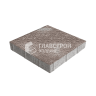 Тротуарная плитка Квадрат 500х500х70, авантюр с мраморной крошкой