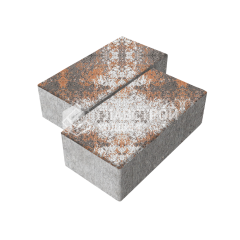 Тротуарная плитка 240х120х70, агат оранжевый