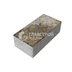 Тротуарная плитка 240х120х70, агат желтый с мраморной крошкой