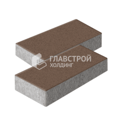 Тротуарная плитка 600х300х60, коричневая