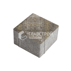 Тротуарная плитка Квадрат 100х100х60, степь с мраморной крошкой