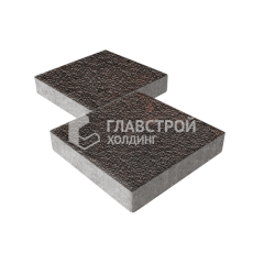 Тротуарная плитка Квадрат 400х400х60, кармен с гранитной крошкой