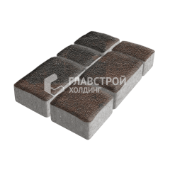 Тротуарная плитка Старый город, конго на камне, 6 см