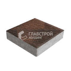 Тротуарная плитка Квадрат 200х200х40, сорренто с гранитной крошкой