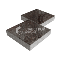 Тротуарная плитка Квадрат 300х300х60, мокко