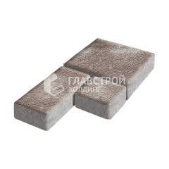 Тротуарная плитка Рубико, авантюр на камне, 4 см