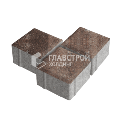 Тротуарная плитка Квадрат 100х100х60, яшма