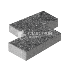 Тротуарная плитка 600х300х60, аляска черная с гранитной крошкой