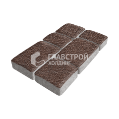 Тротуарная плитка Брук, барселона с гранитной крошкой, 6 см