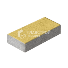 Тротуарная плитка 600х300х60, желтая