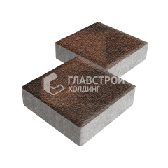 Тротуарная плитка Квадрат 200х200х60, сорренто на камне