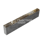Бортовой камень БР 100.20.8, агат-желтый с мраморной крошкой