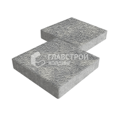 Тротуарная плитка Квадрат 500х500х70, аква с мраморной крошкой