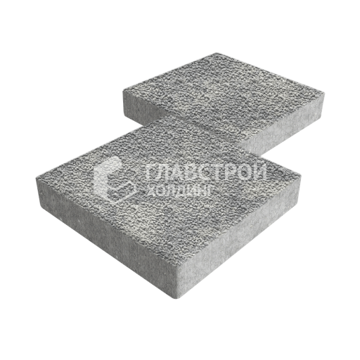 Тротуарная плитка Квадрат 500х500х70, аква с мраморной крошкой