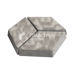 Тротуарная плитка Ромб, неаполь, 6 см