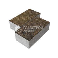 Тротуарная плитка 240х120х70, арабская ночь с мраморной крошкой