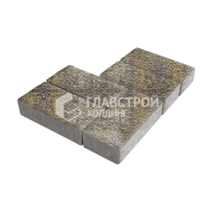 Тротуарная плитка 200х100х60, степь с гранитной крошкой