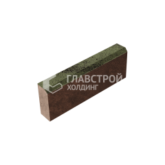 Камень бортовой БР 50.20.8, янтарь, коричневое основание